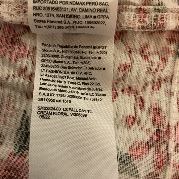 Cottagecore Puff-Sleeve Floral Printed Smocked Poet Swing Oversized Top Size XS - Picture 11 of 12